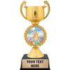 Crown Awards Personalized Easter Trophy, 7.25" Gold Cup Happy Easter Trophies with Free Custom Engraving 50 Pack Prime view 1