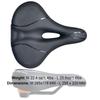 Zol City Black Bike Saddle Prostatic Memory Foam (Large) view 2