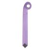 Jacob Alexander Men's Ultra Skinny 1.5" Solid Neck Tie - Lavender view 2