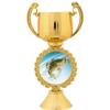 Crown Awards Personalized Fishing Trophy, 7.25" Gold Cup Largemouth Bass Fish Trophies with Free Custom Engraving 5 Pack Prime view 2