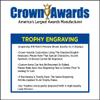 Crown Awards Personalized Fishing Trophy, 7.25" Gold Cup Largemouth Bass Fish Trophies with Free Custom Engraving 5 Pack Prime view 4