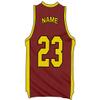 VWAQ Custom Basketball Jersey Removable Wall Decal Personalized Name and Number - BB5 (Maroon, 30"H X 15.5"W) view 1