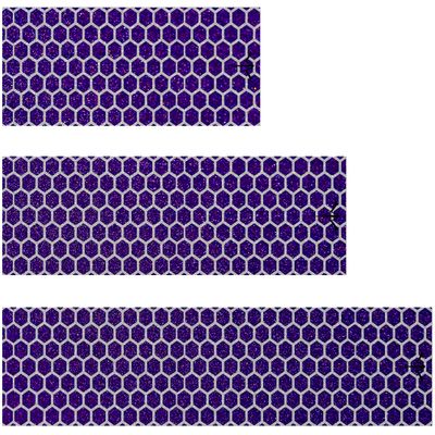 White Water Archery Purple Reflective Filled Honeycomb Arrow Wraps 15 Pc Pack 10 Colors Choose Length Width (5, .75)