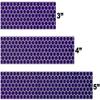 White Water Archery Purple Reflective Filled Honeycomb Arrow Wraps 15 Pc Pack 10 Colors Choose Length Width (5, .75) view 2