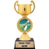 Crown Awards Personalized Rocketry Trophy, 7.25" Gold Cup Rocketry Trophies with Free Custom Engraving 50 Pack Prime view 1
