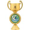 Crown Awards Personalized Geography Trophy, 7.25" Gold Cup Geography Trophies with Free Custom Engraving 50 Pack Prime view 2