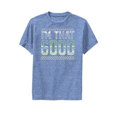 Fifth Sun Boys' Short Sleeve Performance T-Shirt, Royal Heather, Large