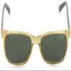 A.J. Morgan Borgnine 62204-YLW Rectangular Sunglasses, CRY.Yellow, 55 mm view 2