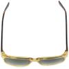 A.J. Morgan Borgnine 62204-YLW Rectangular Sunglasses, CRY.Yellow, 55 mm view 4