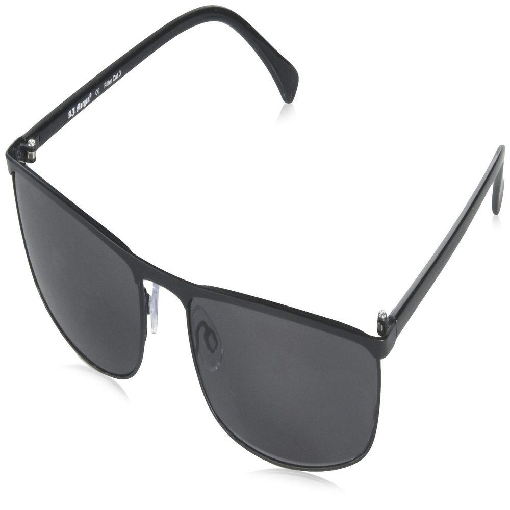 A.J. Morgan Back Up 63012-BLK Wrap Sunglasses, Black, 65 mm