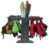 ReRackiT - Recycled Poly PFD and Paddle Storage Rack - Freestanding - For Garage, Boat House or Dock - Kayak, SUP and Canoe Accessories  Indoor or Outdoor Storage view 1