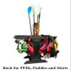 ReRackiT - Recycled Poly PFD and Paddle Storage Rack - Freestanding - For Garage, Boat House or Dock - Kayak, SUP and Canoe Accessories  Indoor or Outdoor Storage view 3