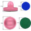 ONE250 Air Hockey Pushers and Blue Air Hockey Pucks, Goal Handles Paddles Replacement Accessories for Game Tables (4 Striker, 4 Puck Pack) (Pink) view 2
