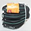 Rawlings Lefty 11.5 inch Softball Glove, Black/Teal view 3