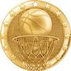 Crown Awards Basketball Medal, 2" Shiny Gold 1st Place Medals for Kids with Free Custom Engraving 100 Pack view 3