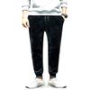 Snoly Men's Winter Sherp-Lined Velvet Velour Sweatpants Running Active Fleece Jogger Pants (Black, X-Small) view 1