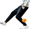 Snoly Men's Winter Sherp-Lined Velvet Velour Sweatpants Running Active Fleece Jogger Pants (Black, X-Small) view 2