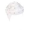Women Turban Hat African Knot Headwrap Beanie Pre-Tied Chemo Cap Hair Loss Hat White view 1