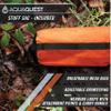 AquaQuest Survivor High Visibility Tarp - Portable Safety Shelter or Emergency Rain Fly - Disaster Preparedness Must Haves for Hiking, Backpacking & Expedition, 10 x 10 ft view 4