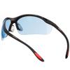 Gearbox Vision Eye Protection with Hard Case, Black Frame/Blue Lens view 1