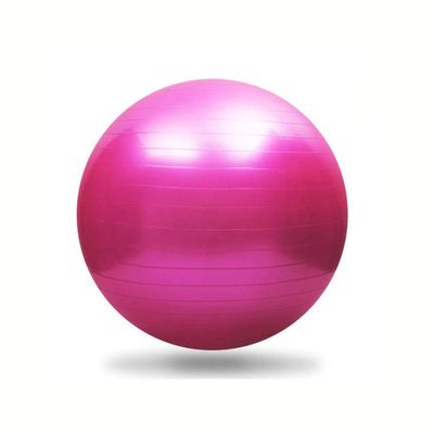 Emoly Exercise Ball for Yoga, Fitness, Balance Stability, Extra Thick Professional Grade Balance & Stability Ball - Anti Burst, Workout Program 2020 (Pink, 45cm)