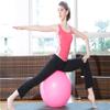 Emoly Exercise Ball for Yoga, Fitness, Balance Stability, Extra Thick Professional Grade Balance & Stability Ball - Anti Burst, Workout Program 2020 (Pink, 45cm) view 3