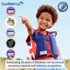 Konfidence The Original Jacket - Children and Youth Swim Jacket (1.5-3 Years, USA Flag) view 2