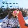 ZIONOR Lagopus Ski Snowboard Goggles UV Protection Anti fog Snow Goggles for Men Women Adult Youth view 4