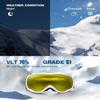 ZIONOR Lagopus Ski Snowboard Goggles UV Protection Anti fog Snow Goggles for Men Women Adult Youth view 2