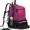 Athletico Premier Tennis Backpack - Tennis Bag Holds 2 Rackets in Padded Compartment | Separate Ventilated Shoe Compartment | Tennis Bags for Men or Women (Pink) view 1