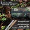 AquaQuest Safari Tarp  Lightweight Waterproof (5,000 mm) Seam-Taped Ripstop Rain Fly for Backpacking, Thru-Hiking & Hammock Camping  10x10 Woodland Camo view 4