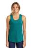 District Women's Perfect Tri Racerback Tank. DM138L XS Heathered Teal view 1