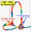 Halter-All Extra Small Miniature Foal Mini Endless Adjustable Halter & Lead USA (Horse Halter) (White) view 4