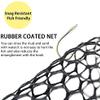 SAN LIKE Fishing Net Fish Landing Nets Folding Telescopic Sturdy Pole Handle Rubber Coated Net Extending to 71inches for Saltwater view 2