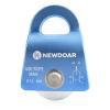 NewDoar Micro Mobile Single Pulley,20kN(4500 lb) Max Rope 1/2in for Rigging Arborist Climbing Rescue,CE Certified (20KN Blue 1pcs) view 1