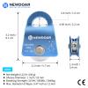 NewDoar Micro Mobile Single Pulley,20kN(4500 lb) Max Rope 1/2in for Rigging Arborist Climbing Rescue,CE Certified (20KN Blue 1pcs) view 2