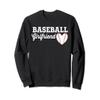 Baseball Girlfriend Love Heart Baseball Sports Sweatshirt view 1