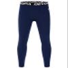 DEVOROPA Boys Leggings Quick Dry Youth Compression Pants Sports Tights Basketball Base Layer Navy S view 1