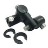 Archery Single Side V-Bar Mount Quick Disconnect Bow Rod Stabilizer Shock Absorber for Stabilizer Bar Reduce Vibration Noise (Black) view 2