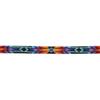 Circle Y Infinity Wrap Leather Breast Collar for Horse, Sunset Beading, Blue/Orng/Yllw, One Size, (X4123-4069) view 2
