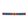 Circle Y Infinity Wrap Leather Breast Collar for Horse, Sunset Beading, Blue/Orng/Yllw, One Size, (X4123-4069) view 3
