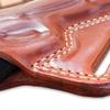 Masc Premium The Ultimate Leather OWB Pancake Holster Open Top Fits Champion Operator 1911 45 ACP 4BBL with Rail, Right Hand Draw, Brown Color #1498# view 4