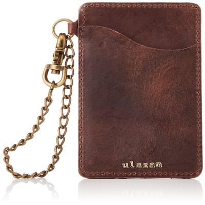 [Urazan] Puzzle IC Pass Case [puzz] Made in Japan Genuine Leather U0107-KH - brown -