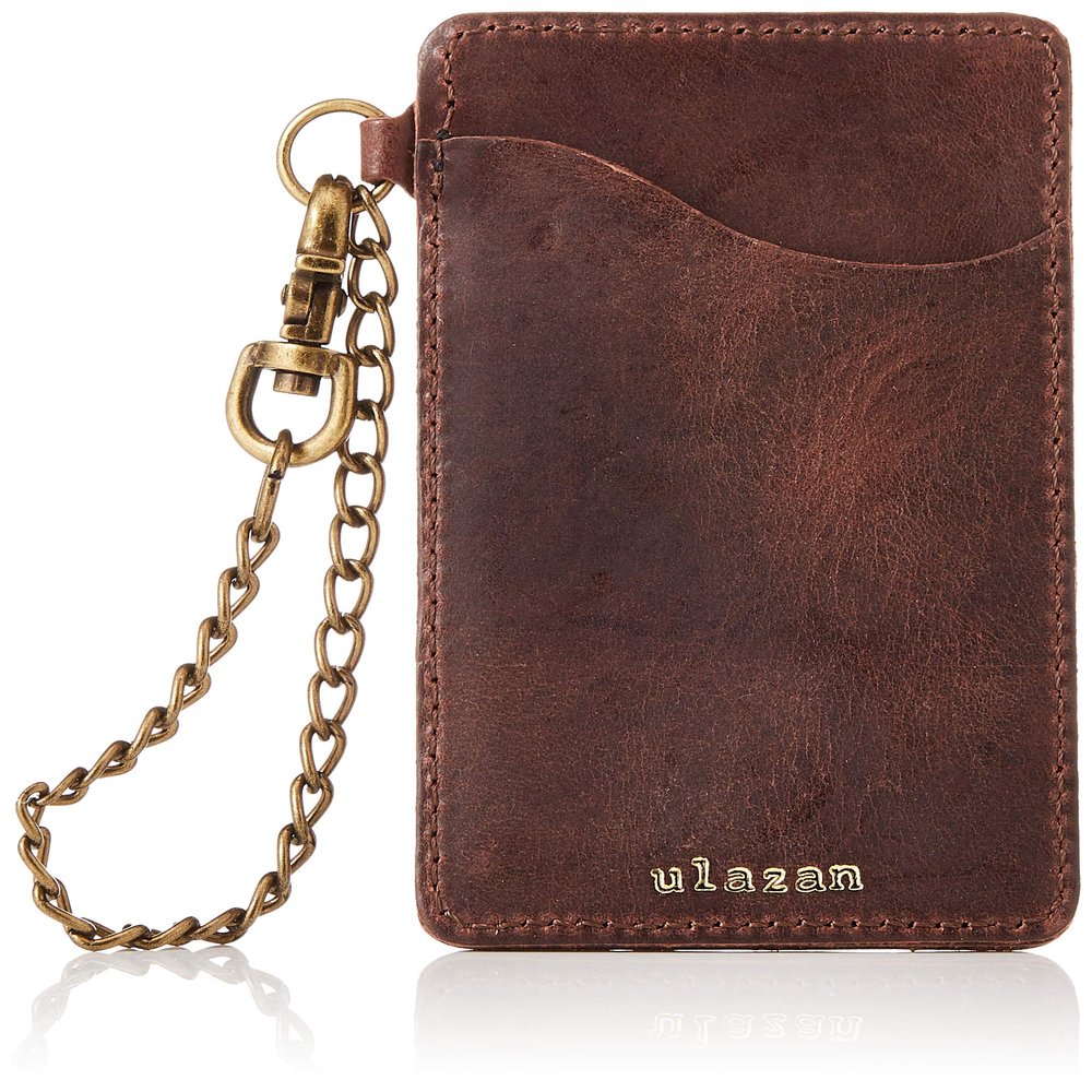 [Urazan] Puzzle IC Pass Case [puzz] Made in Japan Genuine Leather U0107-KH - brown -