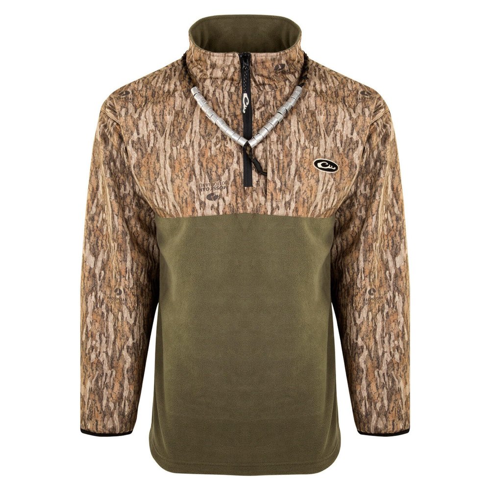 Drake Waterfowl Men's MST Quarter 1/4 Zip Refuge Eqwader Waterproof Windproof Breathable Resistant Outdoor Hunting Jacket