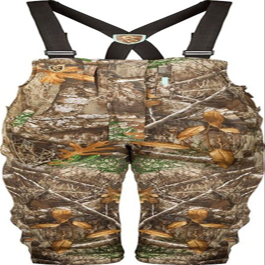 Drake Ladies Silencer Bib with Agion Realtree Edge XL