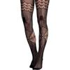 Bold Black Spider & Webs Stockings for Women - Standard (1 Pair) - Perfect Footwear Accessory for Halloween and Costume Parties view 1
