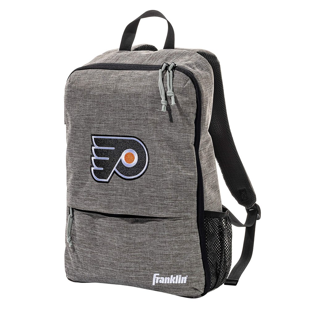 Franklin Sports Philadelphia Flyers Street Pack Backpack - Team Logo Hockey Bag with Hockey Stick Holder - NHL Official Licensed Product