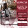 Franklin Sports Arizona Coyotes Street Pack Backpack - Team Logo Hockey Bag with Hockey Stick Holder - NHL Official Licensed Product view 2