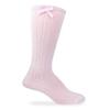 Jefferies Socks Girls' Knee High 1 Pack Dress Sock, Pink, 12-24 Months US view 2